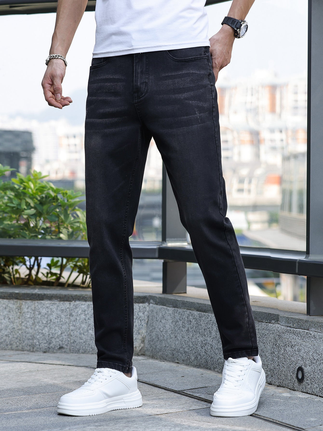 Jace – Heren Jeans Stretch Comfortabel Klassiek