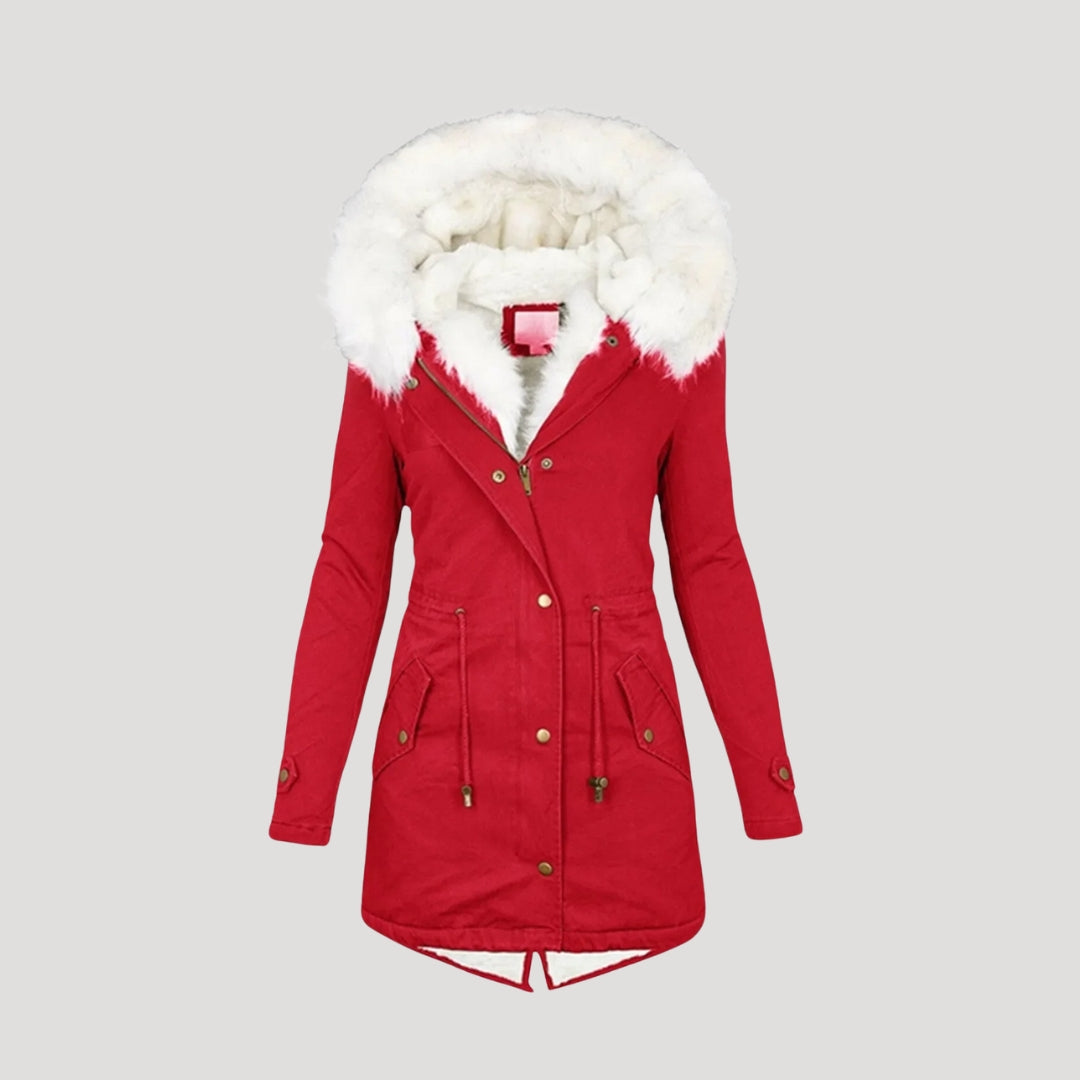 Dames Winterparka Tailleceintuur – Warmte & Elegante Functionaliteit