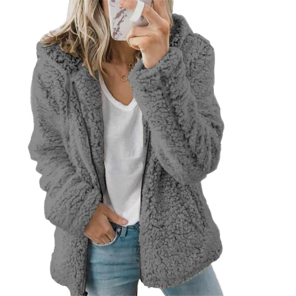 Liva – Dames Fleece Jack Warm Zacht Casual Comfort
