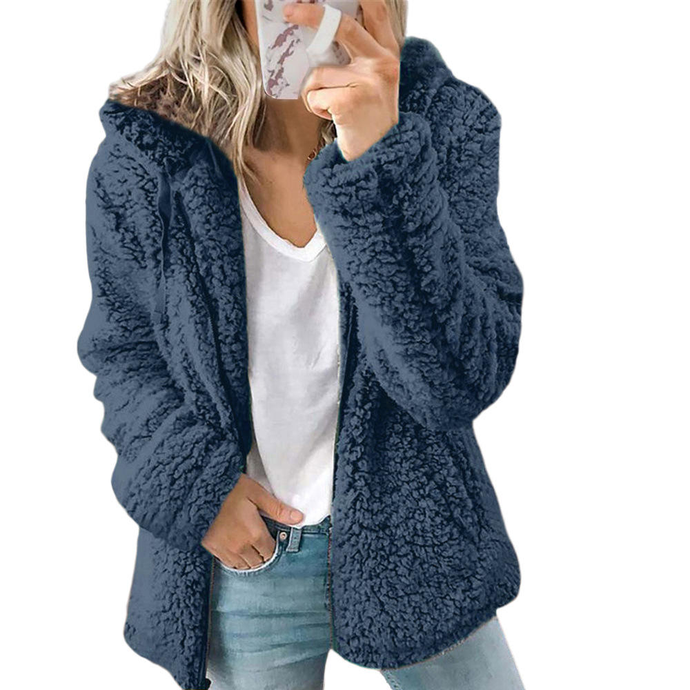 Liva – Dames Fleece Jack Warm Zacht Casual Comfort