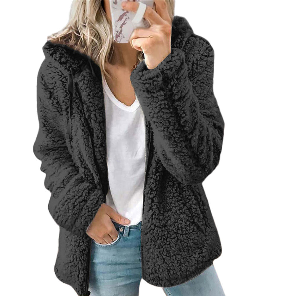 Liva – Dames Fleece Jack Warm Zacht Casual Comfort
