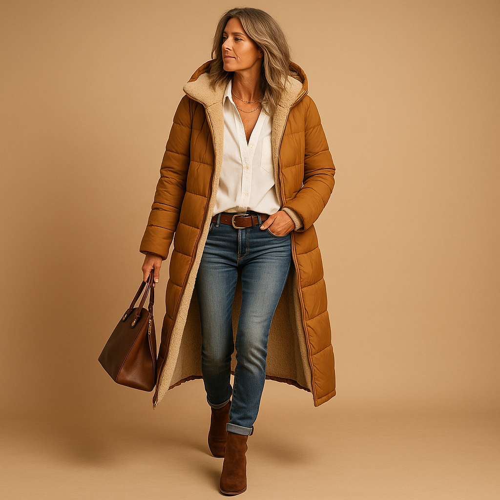 Vera Lange Winterjas – Elegantie en warmte in één stijlvolle jas