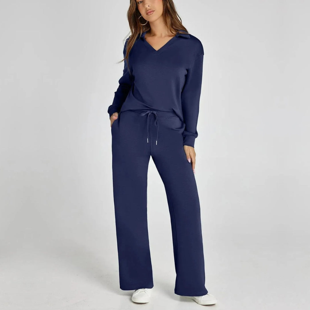 Dames Loungewear Set – Tweedelige Set Dames Comfort Elegant Casual