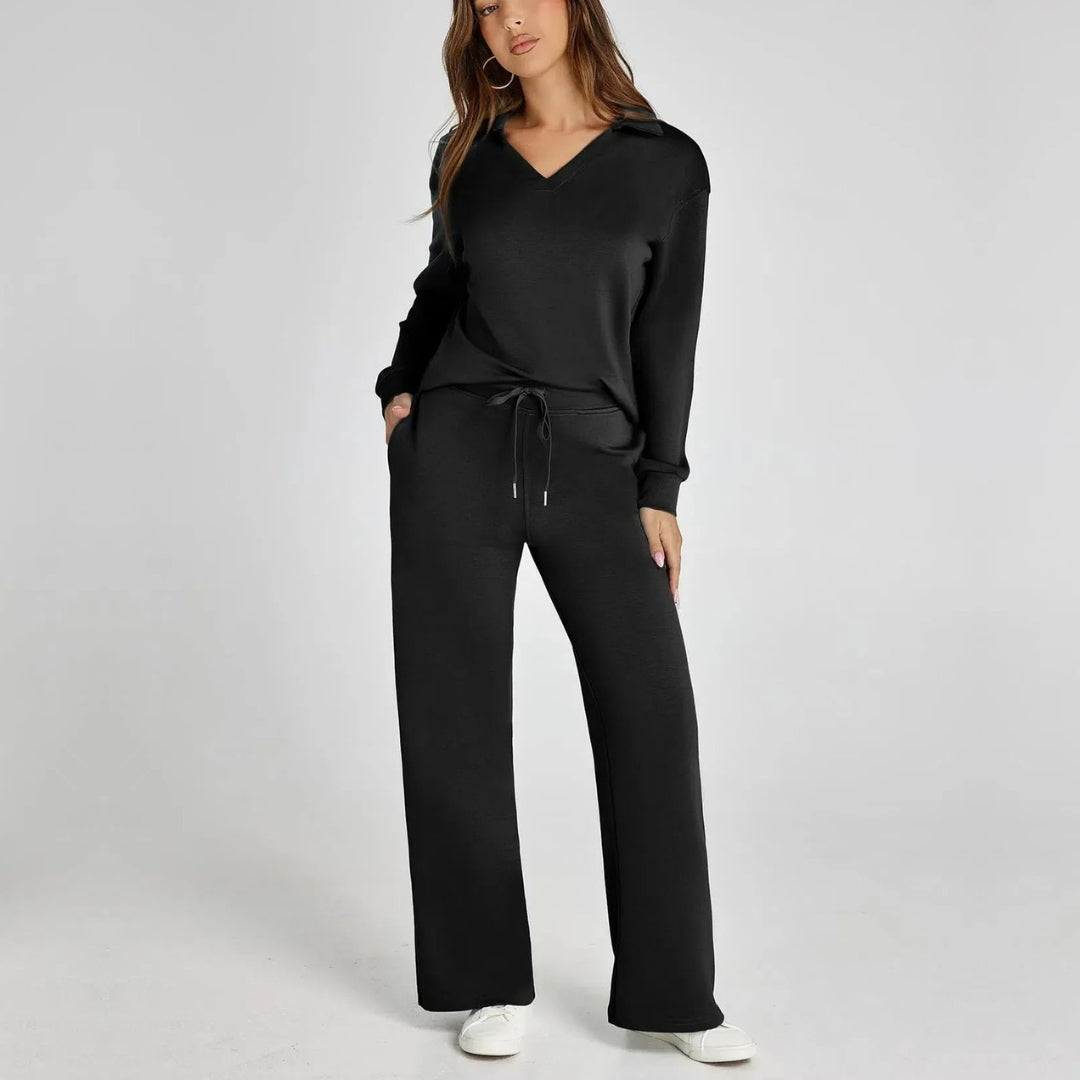 Dames Loungewear Set – Tweedelige Set Dames Comfort Elegant Casual