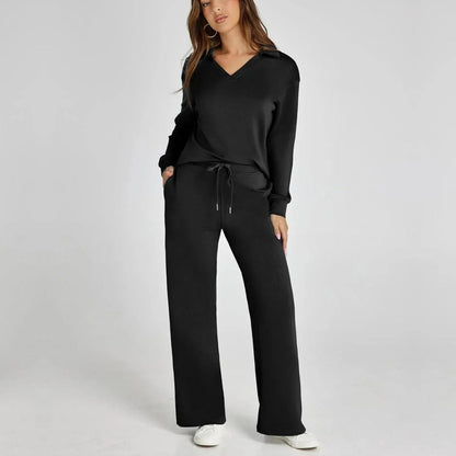 Dames Loungewear Set – Tweedelige Set Dames Comfort Elegant Casual