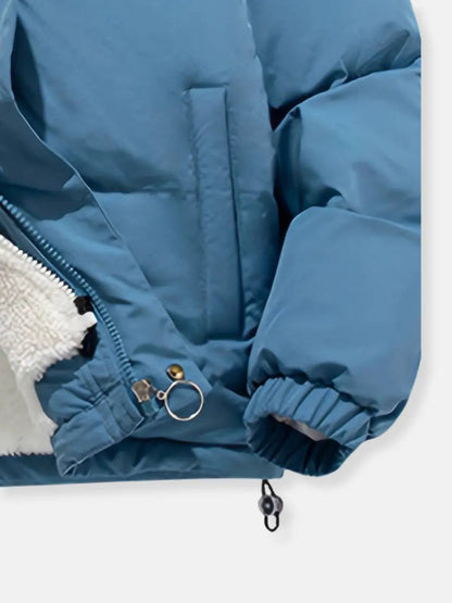 Gewatteerde Winterjas Dames – Warme Jas Met Capuchon