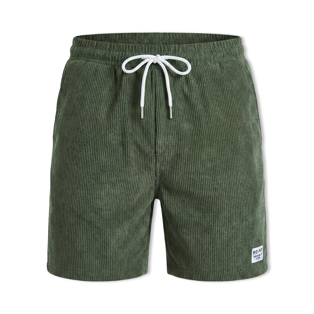 Cruz – Corduroy Zwembroek Heren Zomer Strandbroek Heren Zwemshort Ribstof