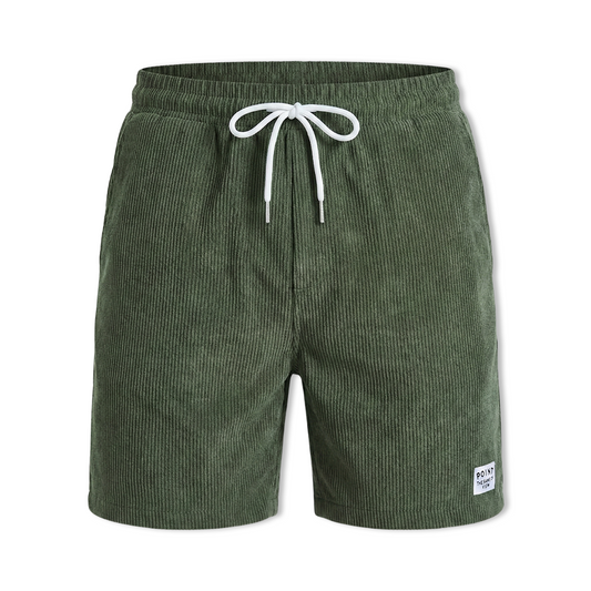 Cruz – Corduroy Zwembroek Heren Zomer Strandbroek Heren Zwemshort Ribstof
