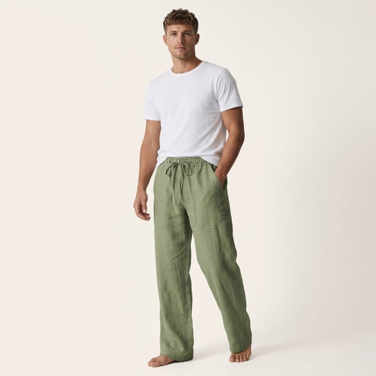 Hugo – Linnen Broek Heren Zomer Heren Broek Casual Chino Heren Luchtig
