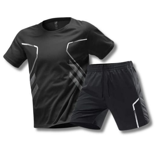 Heren Sportset – T-Shirt & Shorts Comfort Fit Padel Tennis
