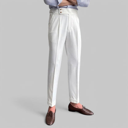 Ellroy – Heren High-Waist Pantalon met Klassieke Snit