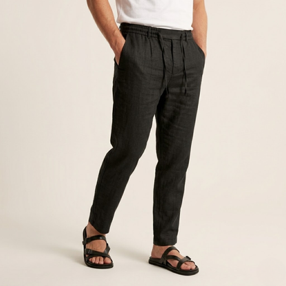 Bram – Linnen Broek Heren Zomer Slim Fit Broek Heren Chino Heren Luchtig