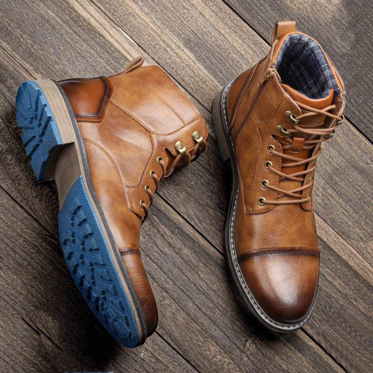 Gravon – Heren Enkelboots Vintage Look en Weerbestendig Design