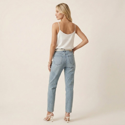 Ines – Satijnen Top Dames Spaghetti Top Dames Zomer Elegante Top Old Money