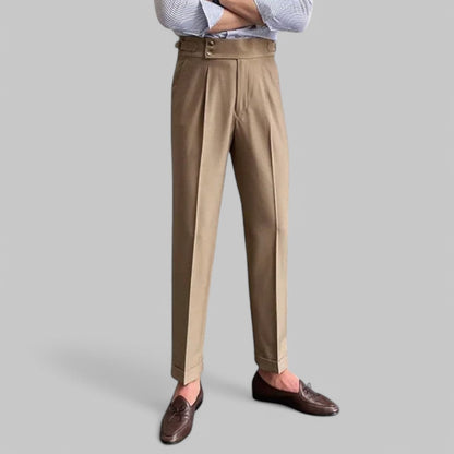 Ellroy – Heren High-Waist Pantalon met Klassieke Snit