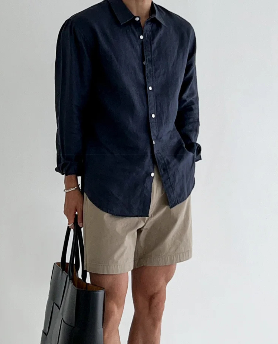 Heren Linnen Overhemd Lange Mouw Casual Relaxed Fit