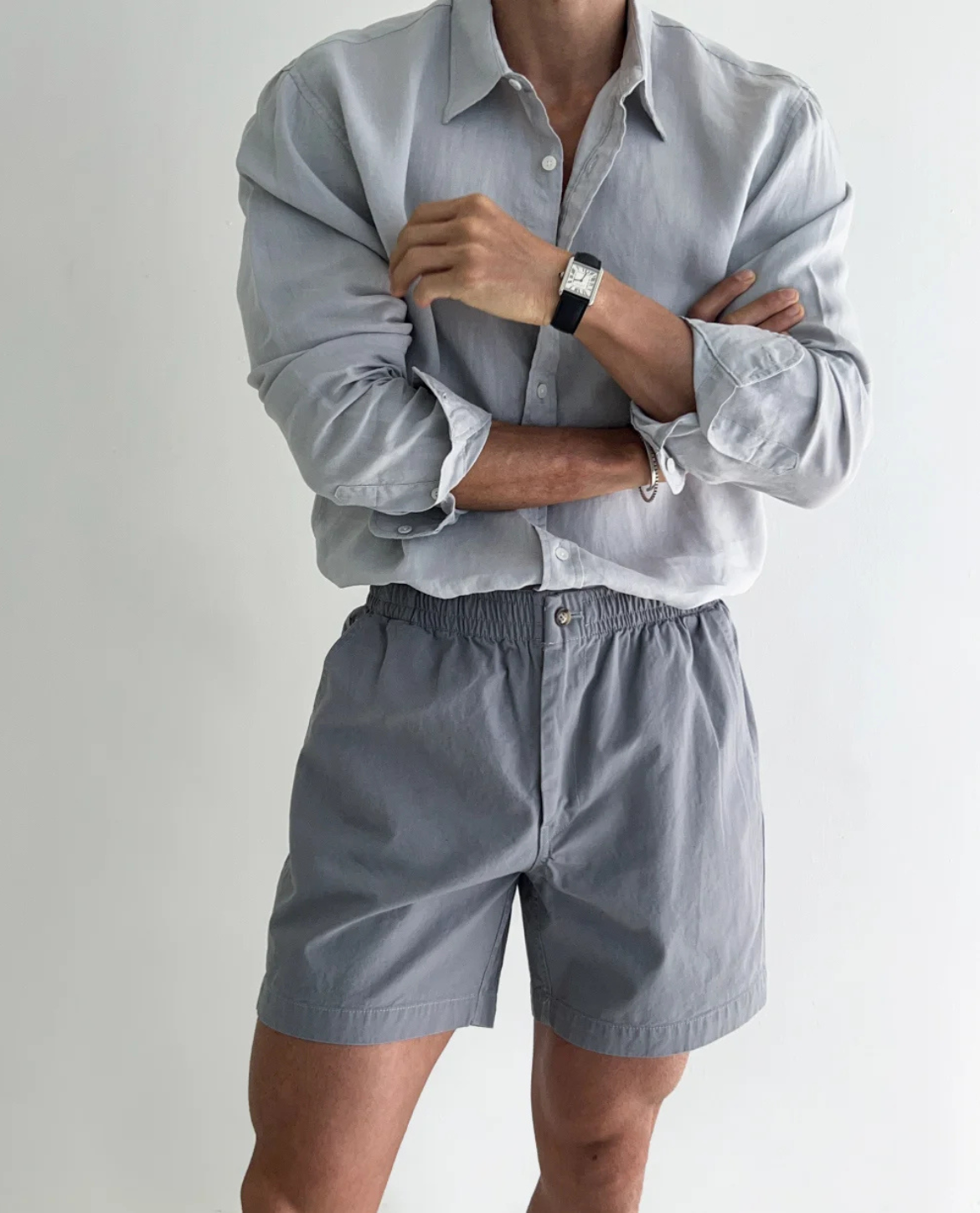 Heren Linnen Overhemd Lange Mouw Casual Relaxed Fit