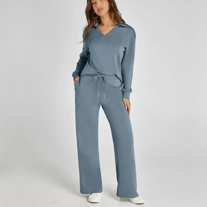 Dames Loungewear Set – Tweedelige Set Dames Comfort Elegant Casual