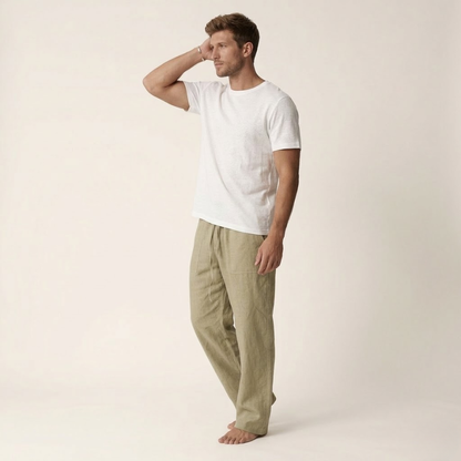 Linnen Broek Heren Zomer Heren Broek Casual Chino Heren Luchtig