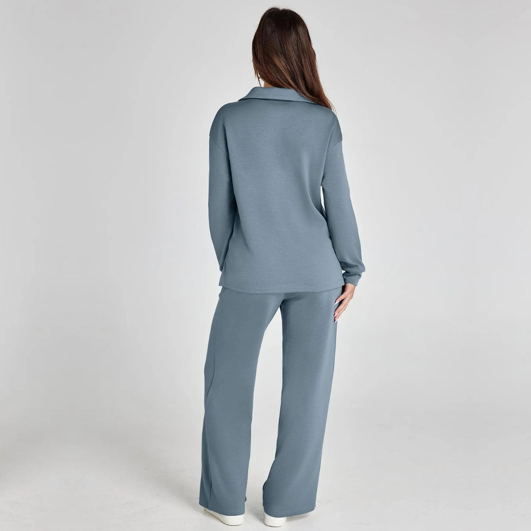 Dames Loungewear Set – Tweedelige Set Dames Comfort Elegant Casual