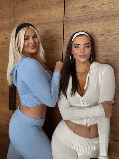 Dames Joggingspak Set – Casual Loungeset Met Vest