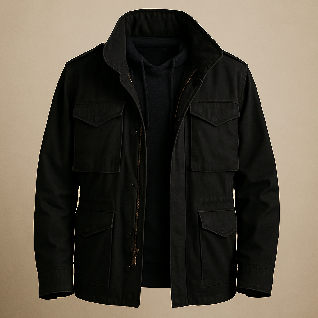 Heren Field Jacket Jas Casual Tussenjas Utility Jack