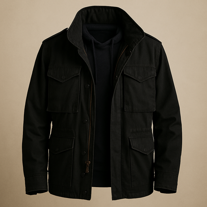 Heren Field Jacket Jas Casual Tussenjas Utility Jack