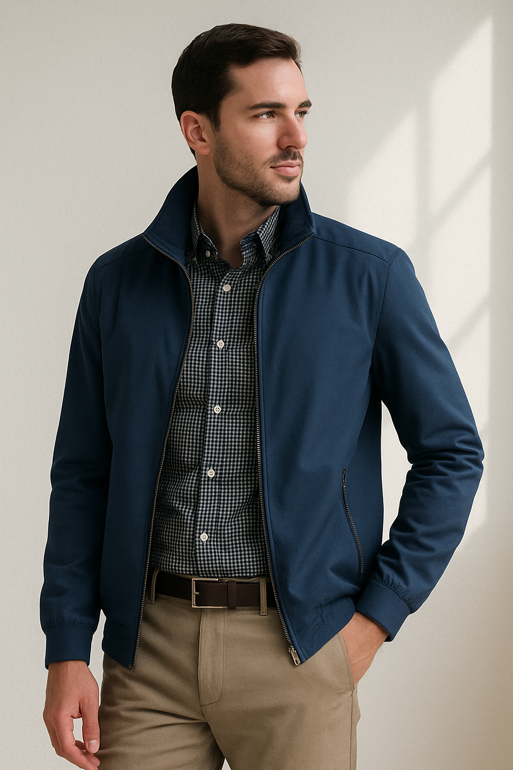 Elian – Heren Tussenjas Winddicht Lichtgewicht Casual