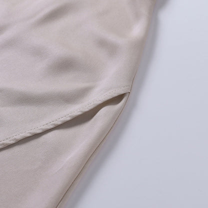 Selvaya – Dames Avondjurk Lang Split Elegante Pasvorm Zachte Stijl