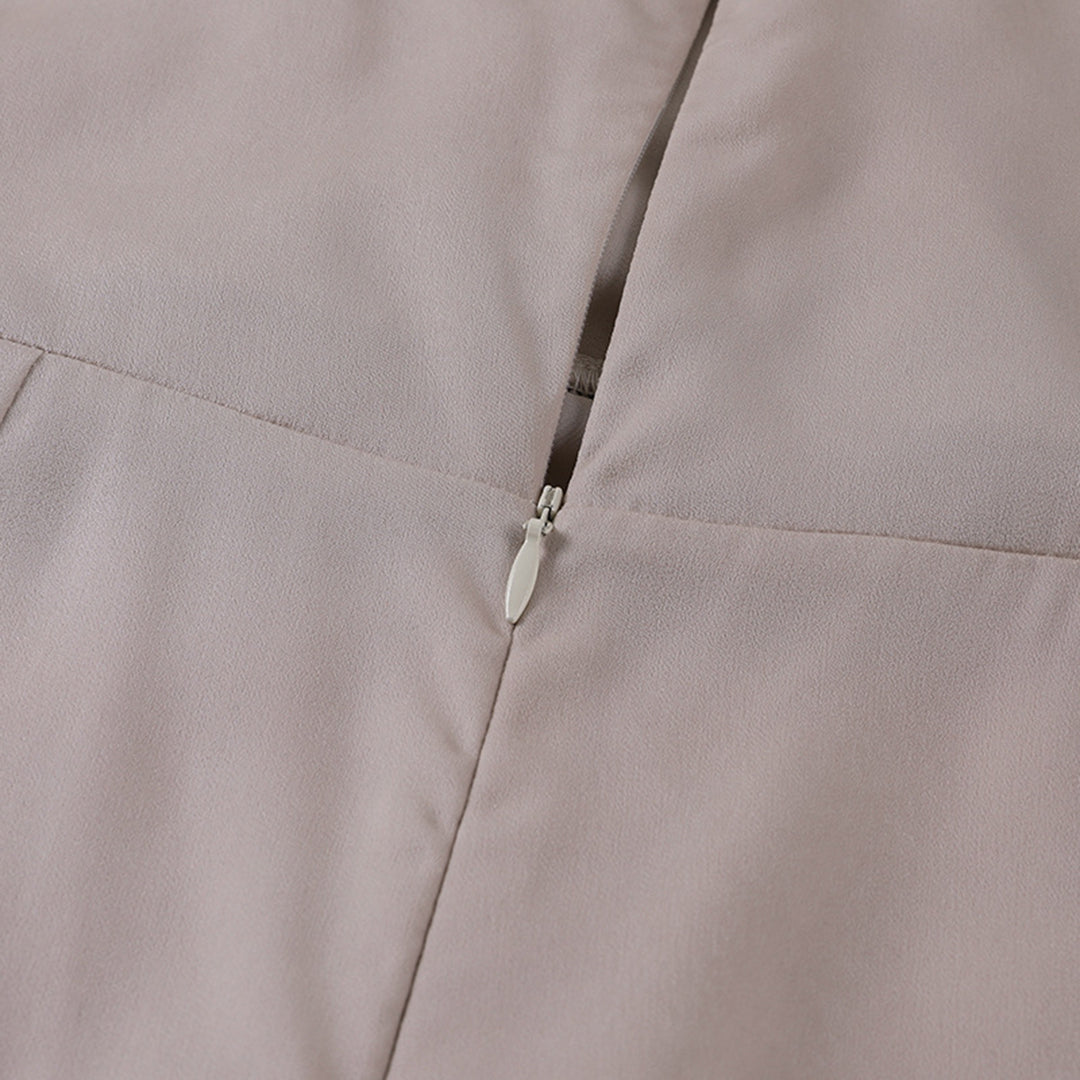 Selvaya – Dames Avondjurk Lang Split Elegante Pasvorm Zachte Stijl