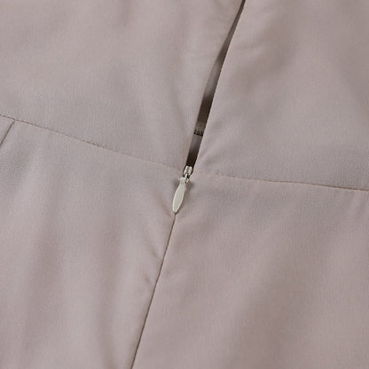 Selvaya – Dames Avondjurk Lang Split Elegante Pasvorm Zachte Stijl