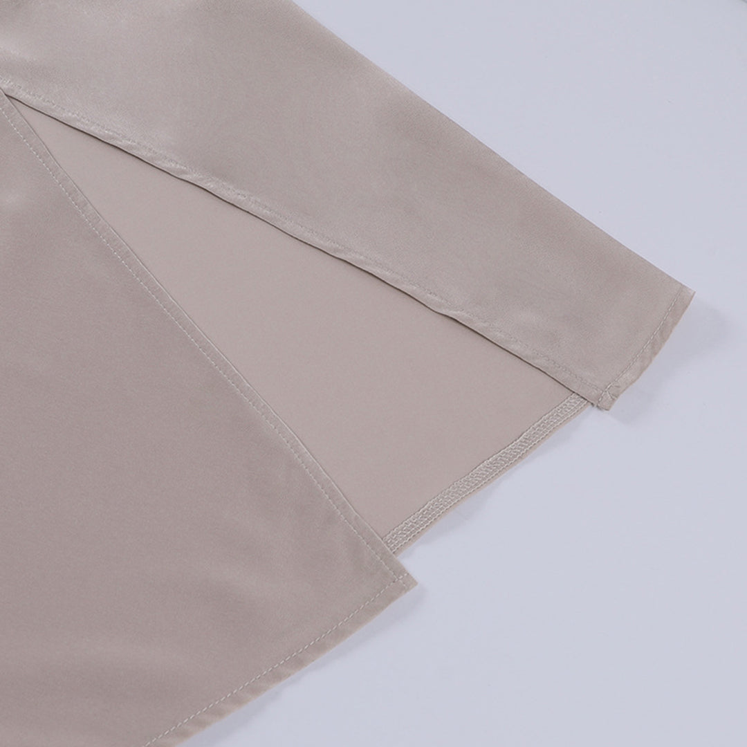 Selvaya – Dames Avondjurk Lang Split Elegante Pasvorm Zachte Stijl