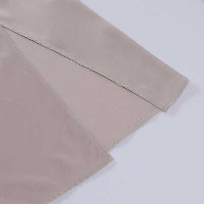 Selvaya – Dames Avondjurk Lang Split Elegante Pasvorm Zachte Stijl