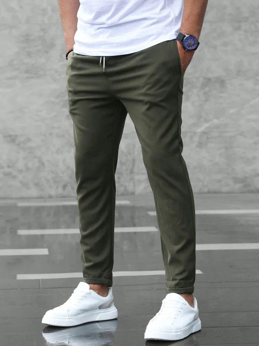 Heren Broek Stretch Elastische Broek Casual Heren Jogger