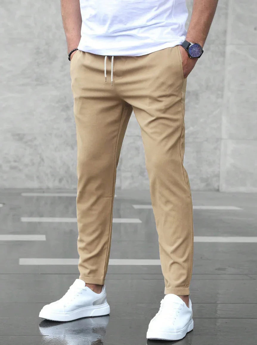 Heren Broek Stretch Elastische Broek Casual Heren Jogger