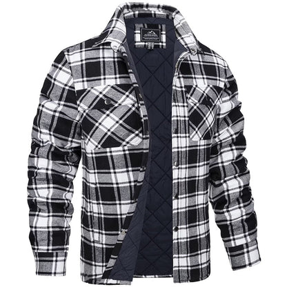 Marlow – Heren Overshirt Met Ruitpatroon en Borstzakken