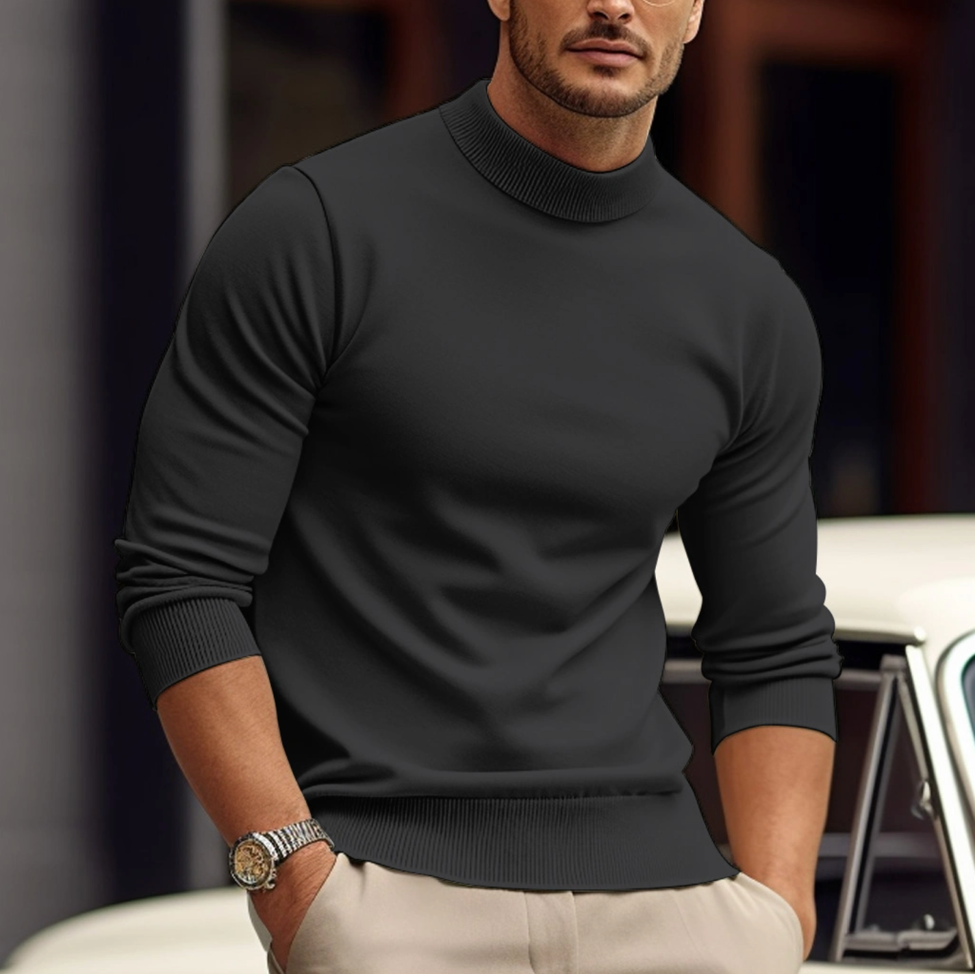 Heren Coltrui – Luxe Coltrui Heren Slim Fit Warm Elegant Casual & Zakelijk