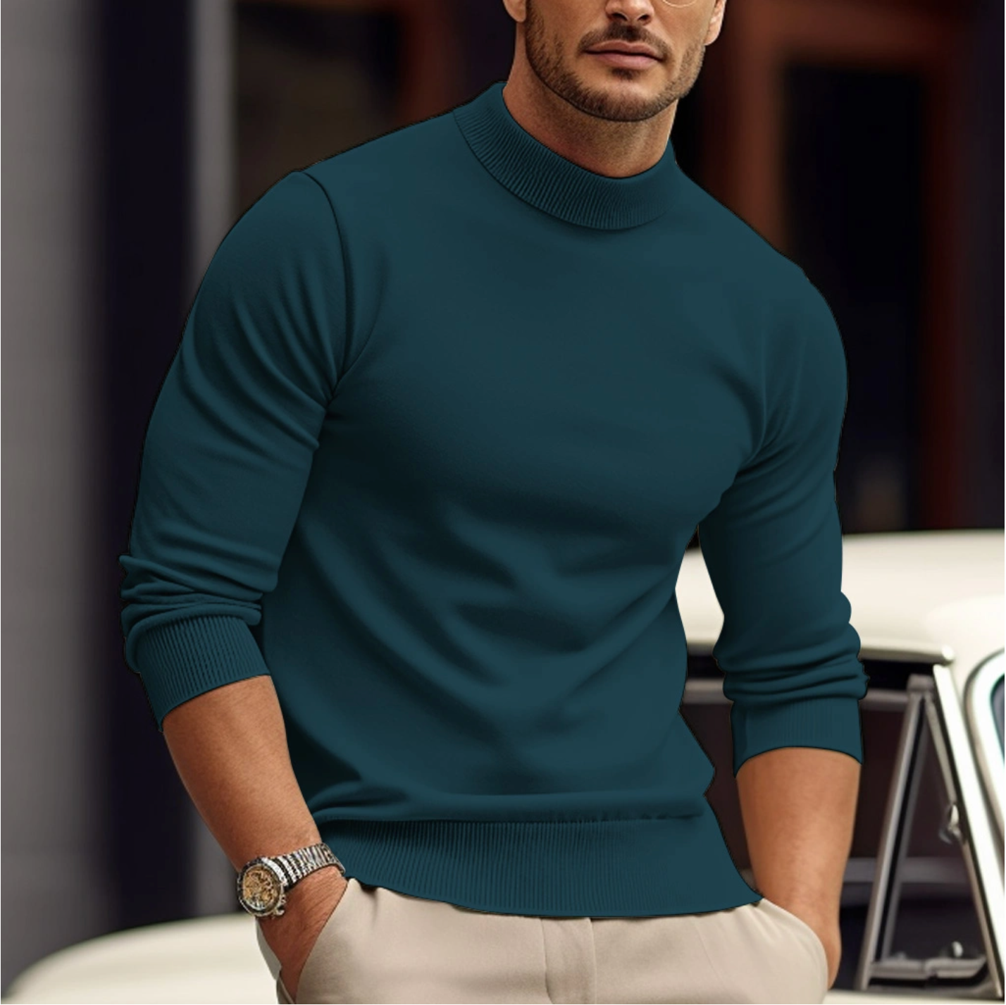 Heren Coltrui – Luxe Coltrui Heren Slim Fit Warm Elegant Casual & Zakelijk