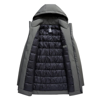 Heren Winterjas Parka – Warm Waterdicht Met Capuchon