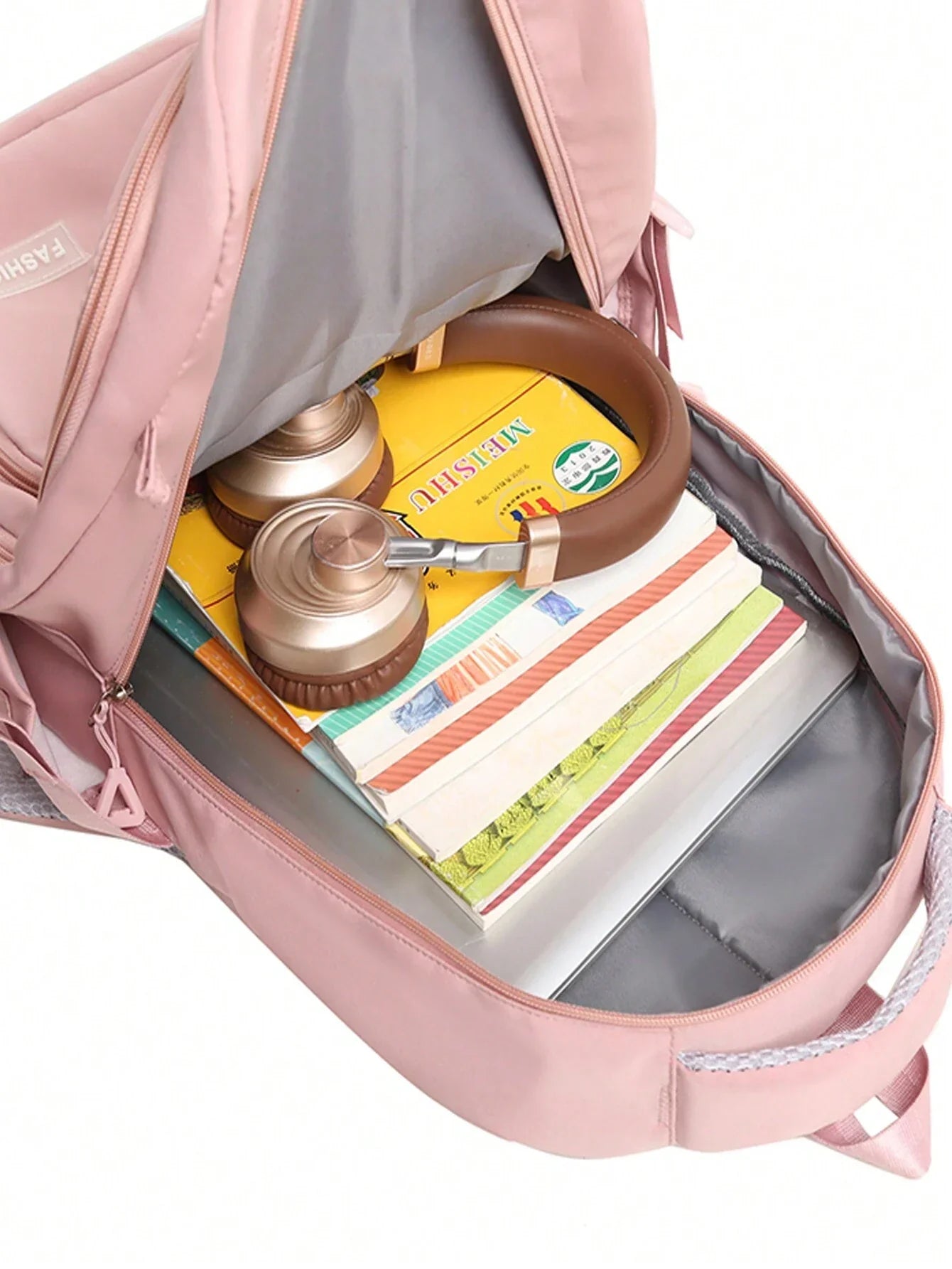 Roze Schoolrugzak voor Meisjes - Waterafstotend met Laptopvak