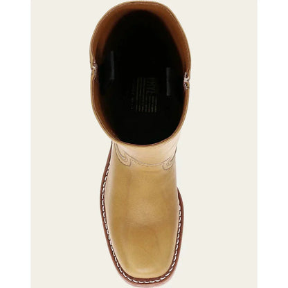 Leren Laarzen Dames tot Knie – Vierkante Neus, Blokhak & Antislip Zool