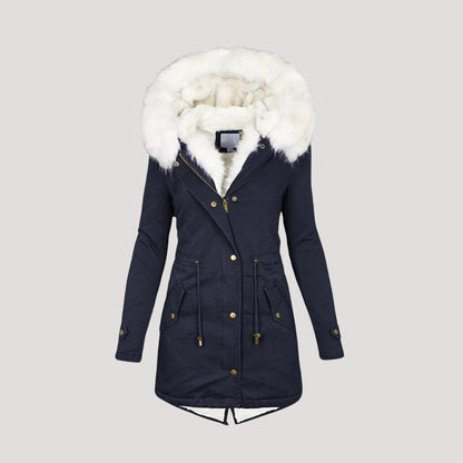 Dames Winterparka Tailleceintuur – Warmte & Elegante Functionaliteit
