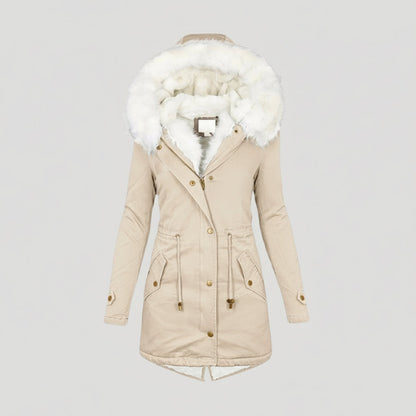 Dames Winterparka Tailleceintuur – Warmte & Elegante Functionaliteit