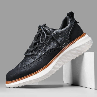 Heren Sneakers van Leer – Lichtgewicht, Ademend & Comfortabel Voetbed