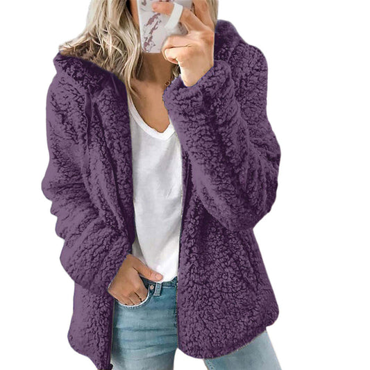 Liva – Dames Fleece Jack Warm Zacht Casual Comfort