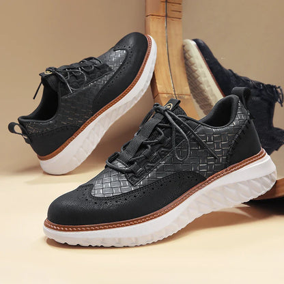 Heren Sneakers van Leer – Lichtgewicht, Ademend & Comfortabel Voetbed