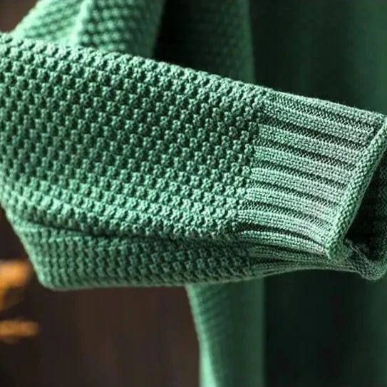 Amelora - Losvallende Coltrui Met Elegante Valt en Comfortabele Hoge Kraag