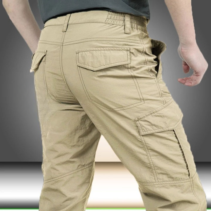 Rovik – Heren Cargo Broek Waterafstotend Met Tactische Zakken en Ademend Materiaal