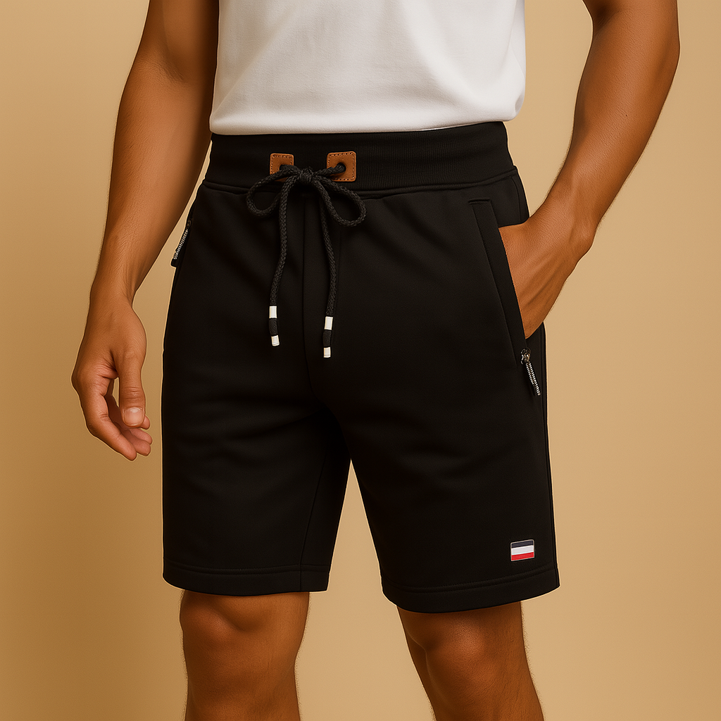 Timo short heren – sportief short met ademende stof en praktische details