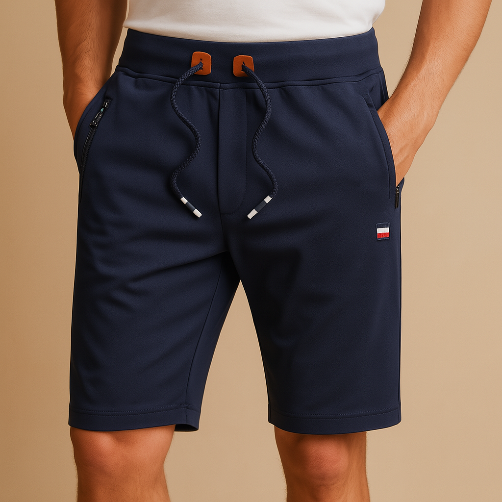 Timo short heren – sportief short met ademende stof en praktische details